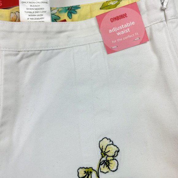 NWT Gymboree Girl White Floral Bermuda Short & Lavender Corsage Halter Top 8 - Picture 5 of 9